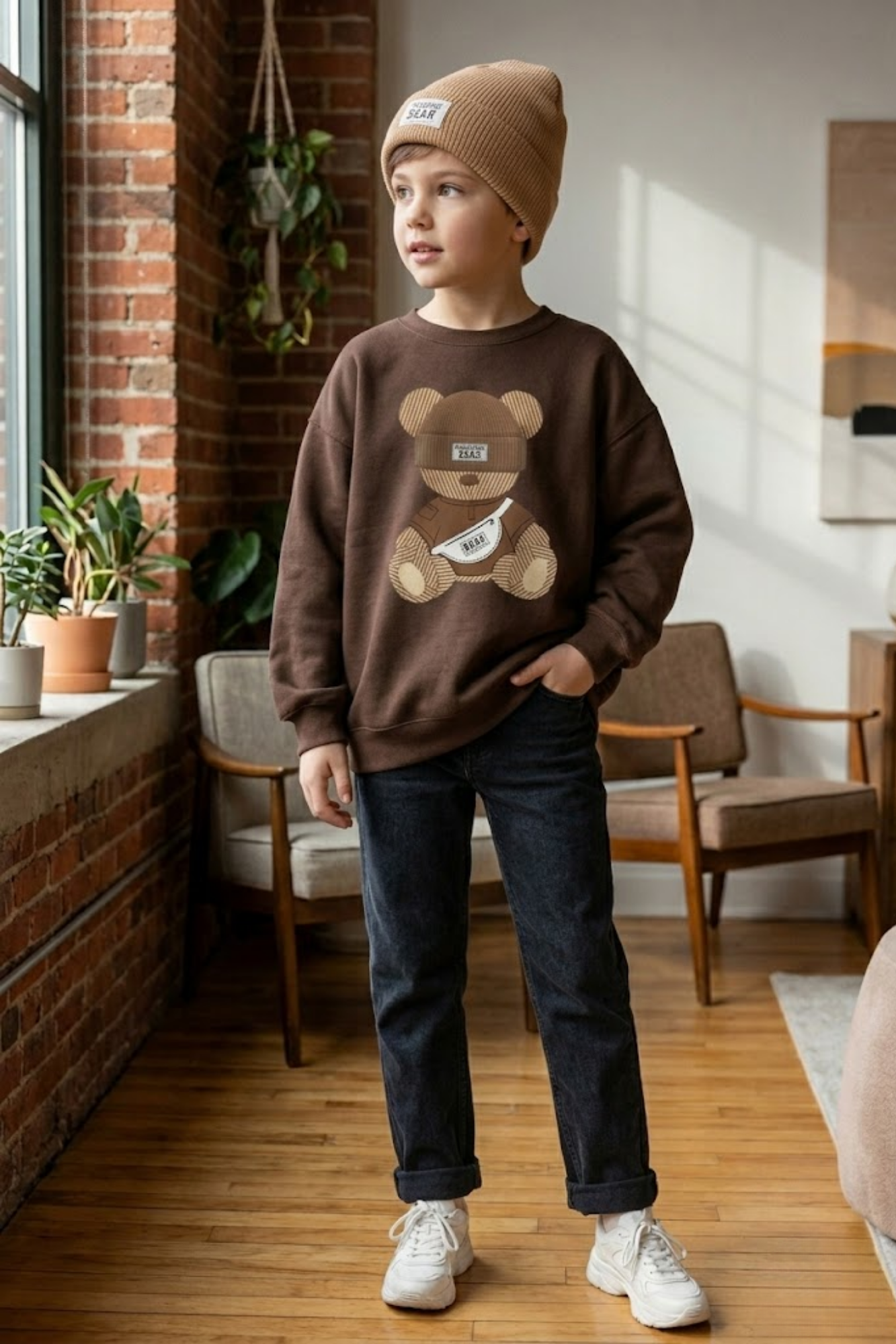 Brown Bear Sweater