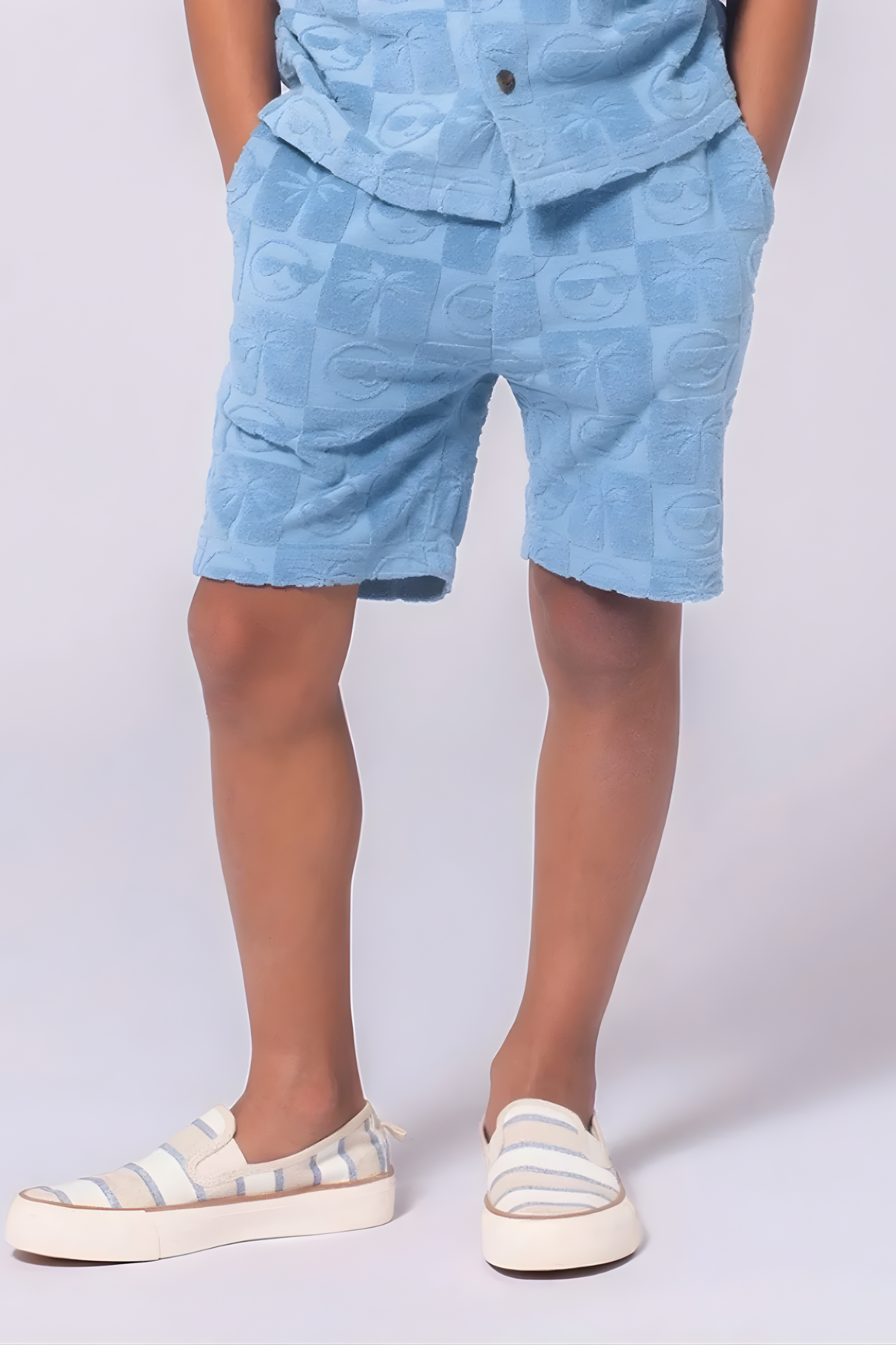 Blue Resort Terry Shorts