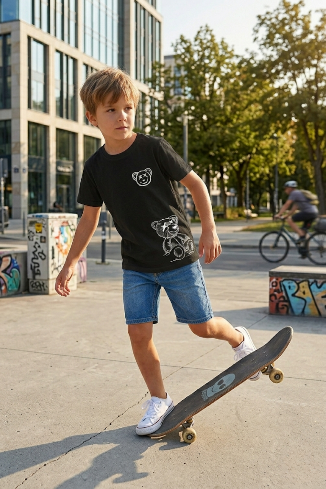 Black Teddy Bear T-Shirt