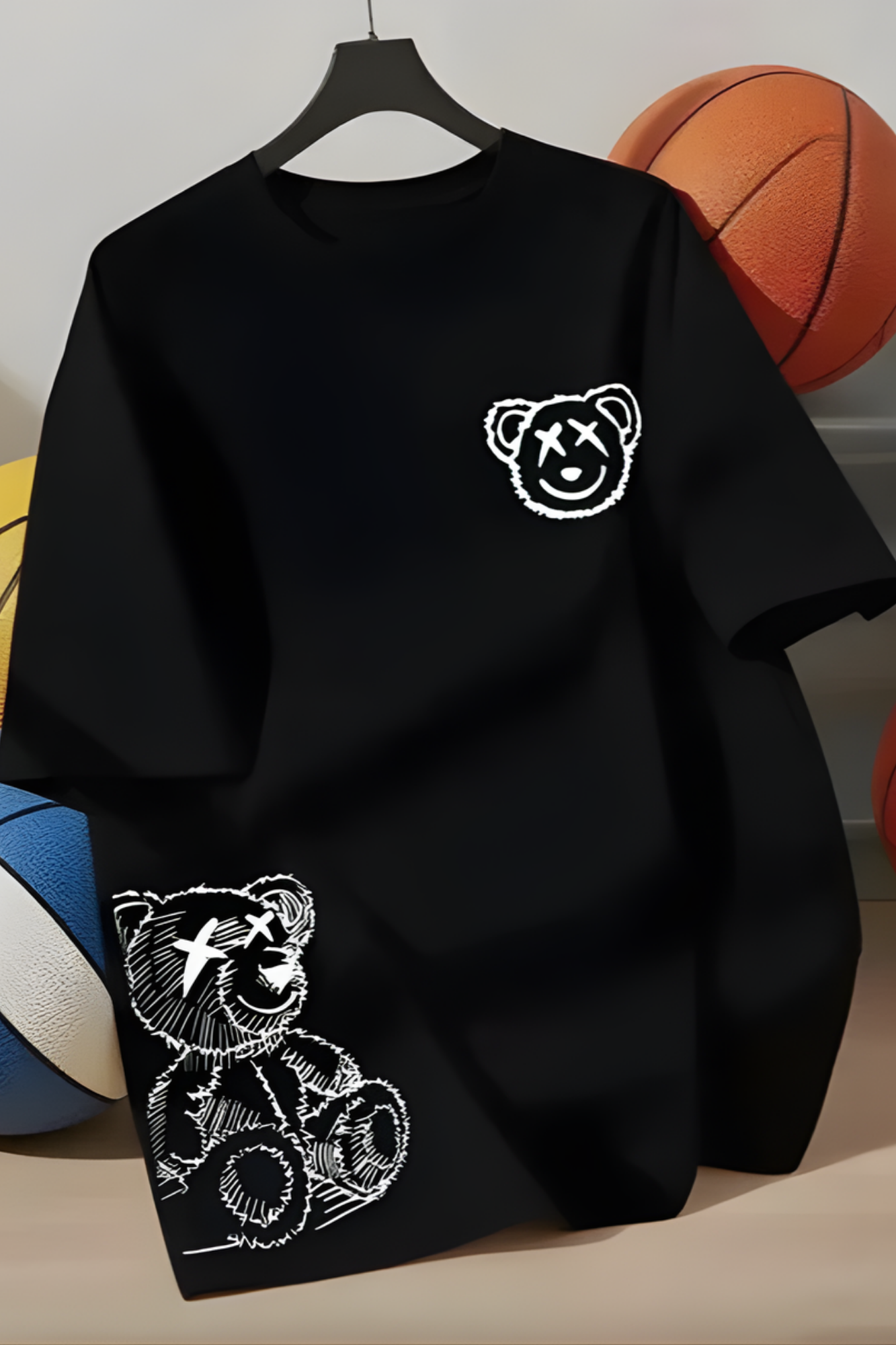Black Teddy Bear T-Shirt