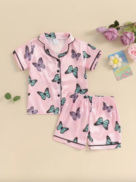 Rose Butterfly Pajamas