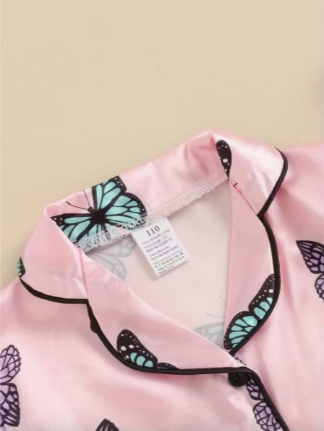 Rose Butterfly Pajamas