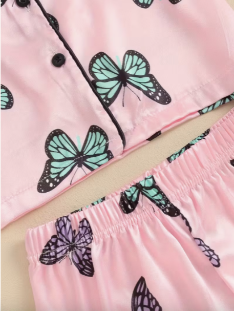Rose Butterfly Pajamas