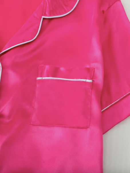 Unicolor Fuchsia Pajamas