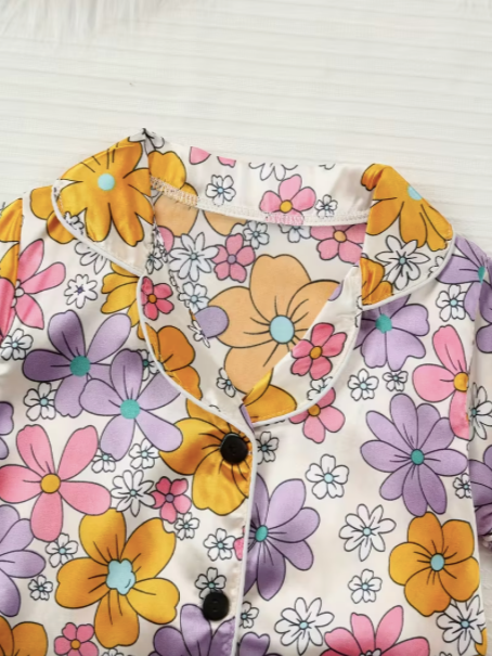 Multicolor Flowers Pajamas