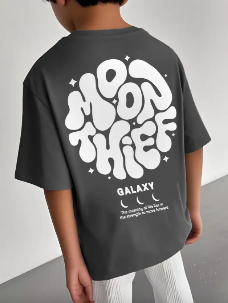 Dark Grey Moonthief Galaxy T-Shirt