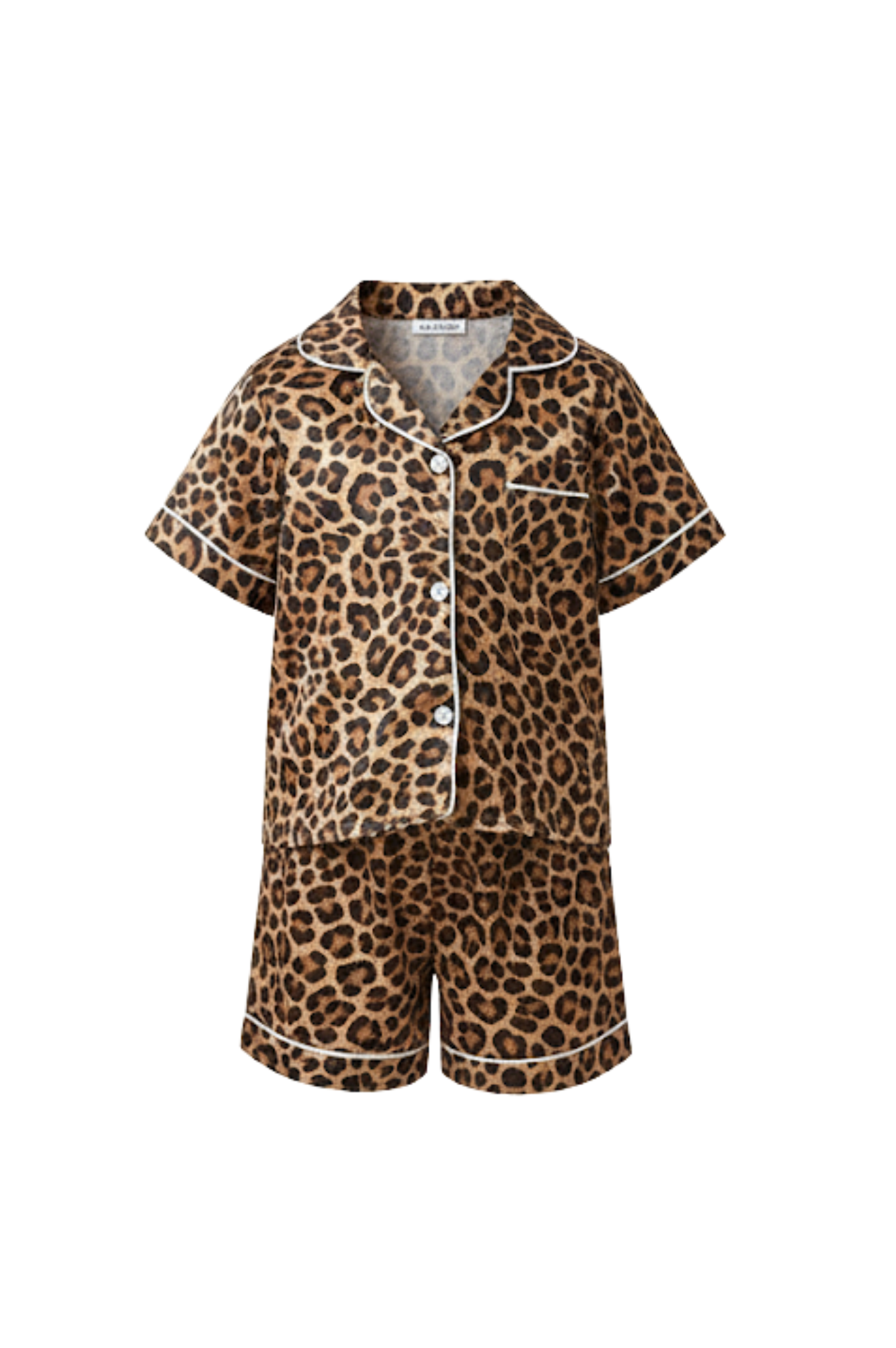 Khaki Animal Print Pajamas