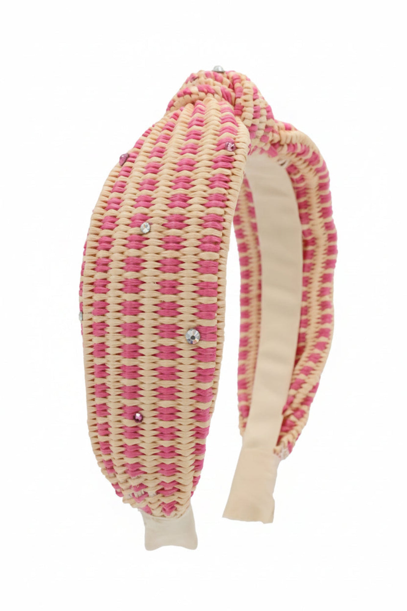 Raffia Mermaid Charm Knot Headband