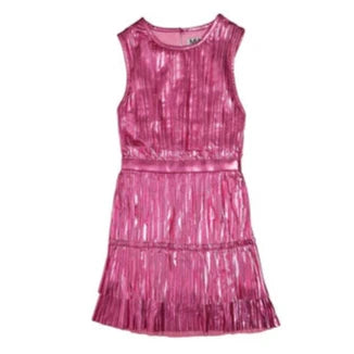 Pink Double Ruffle Dress