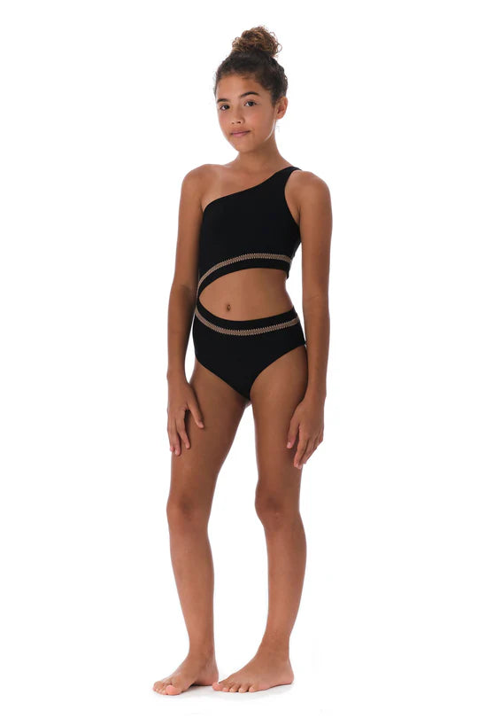 Black One Piece with Details