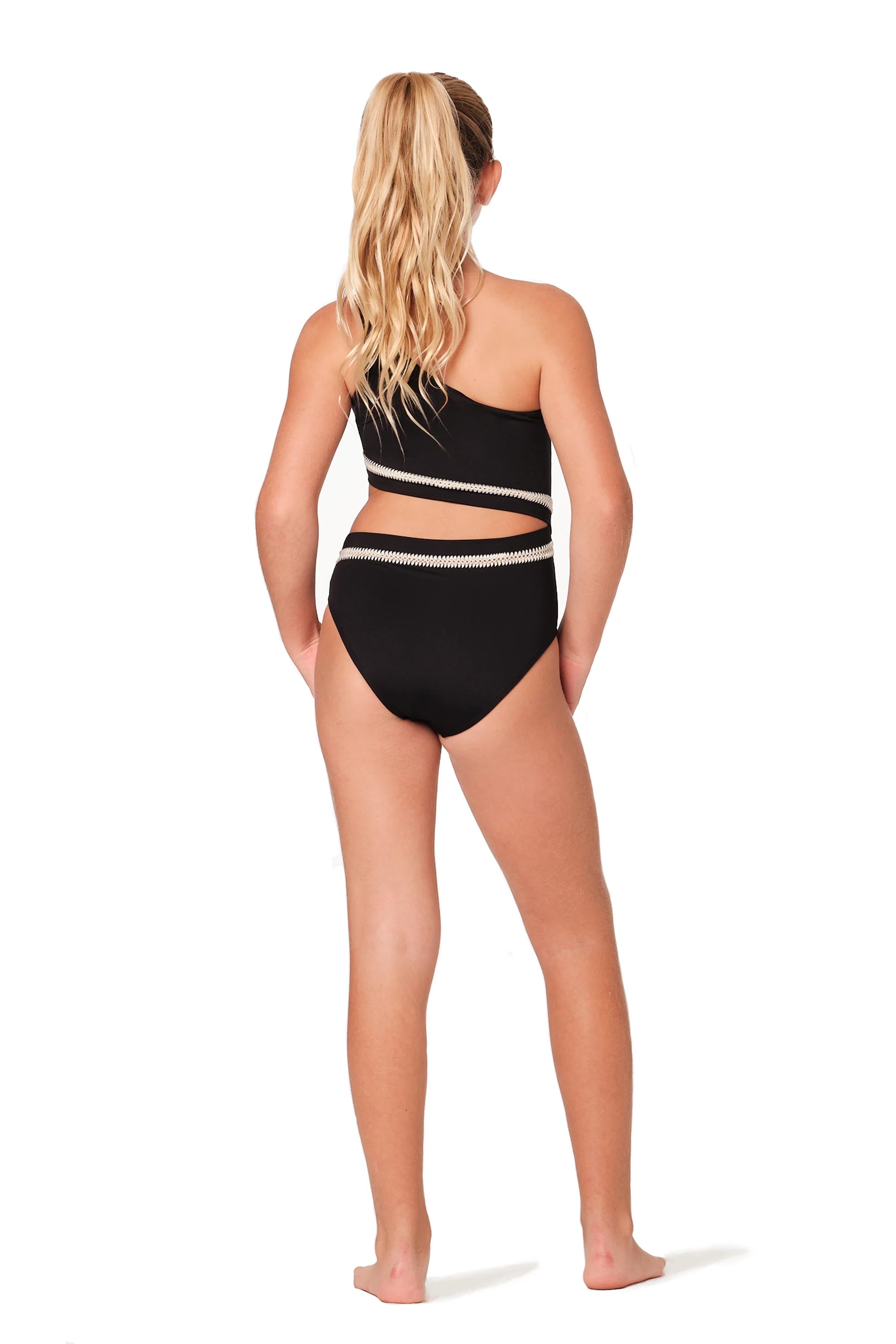 Black One Piece with Details