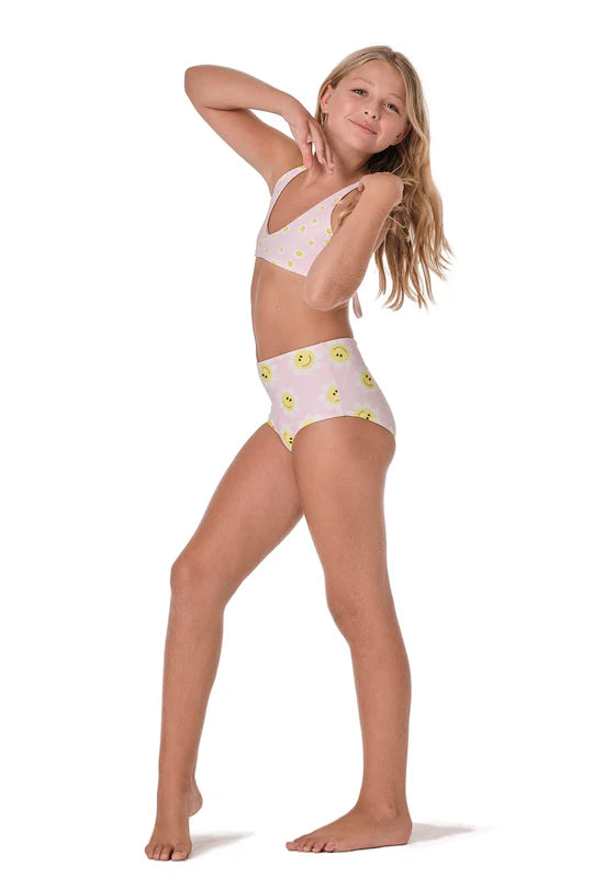 Happy Daisy Bikini Set Baby Pink