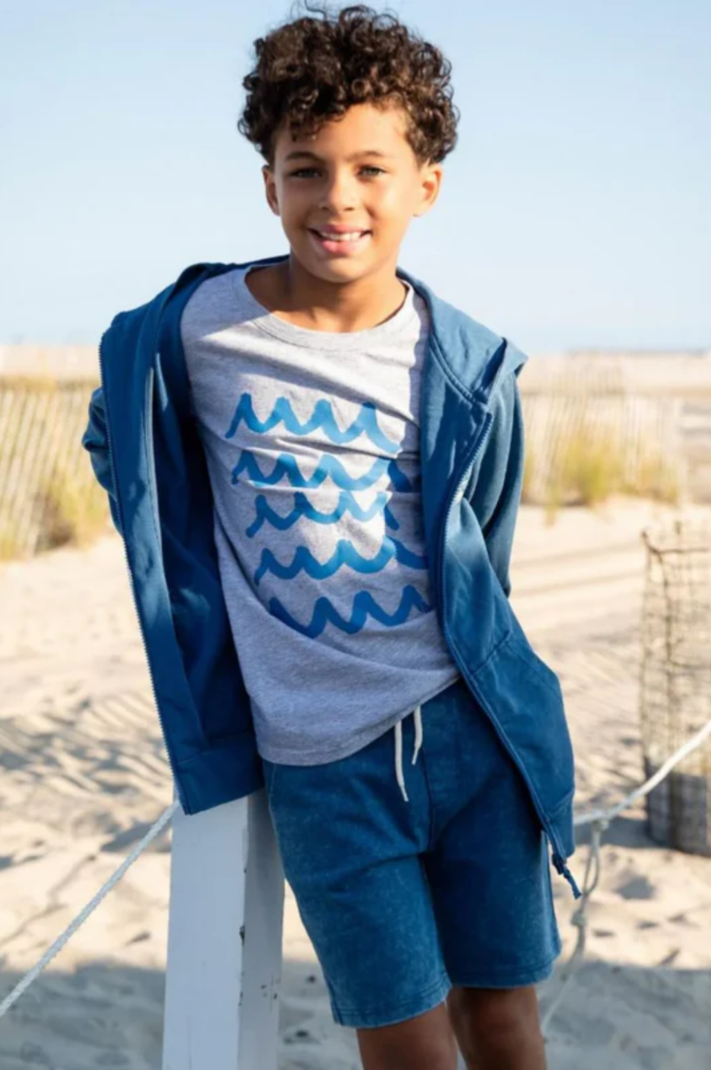 Sunwashed Blue Preston Shorts