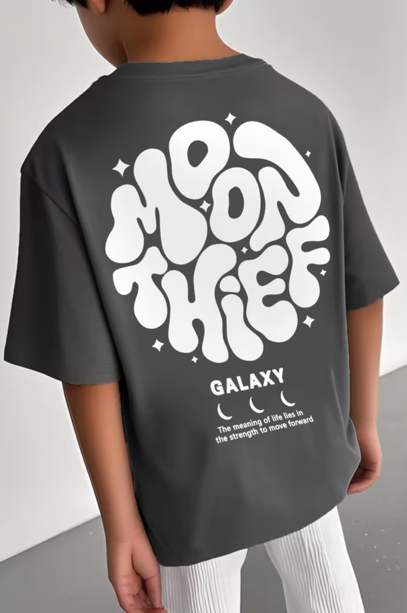 Dark Grey Moonthief Galaxy T-Shirt