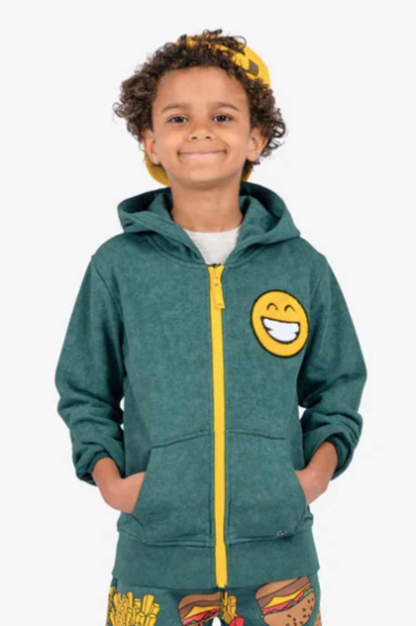 Magic Zip Hoodie Green