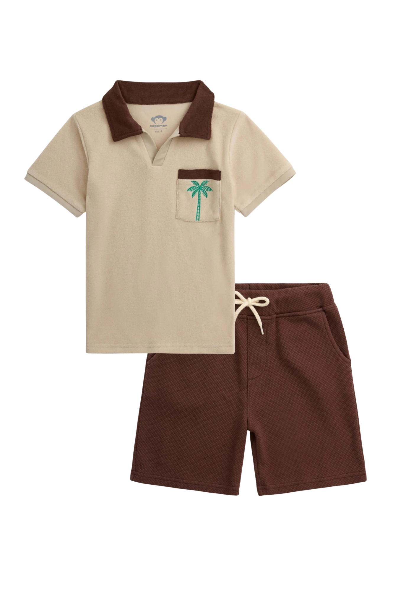 Beige Mocha Terry Resort Set