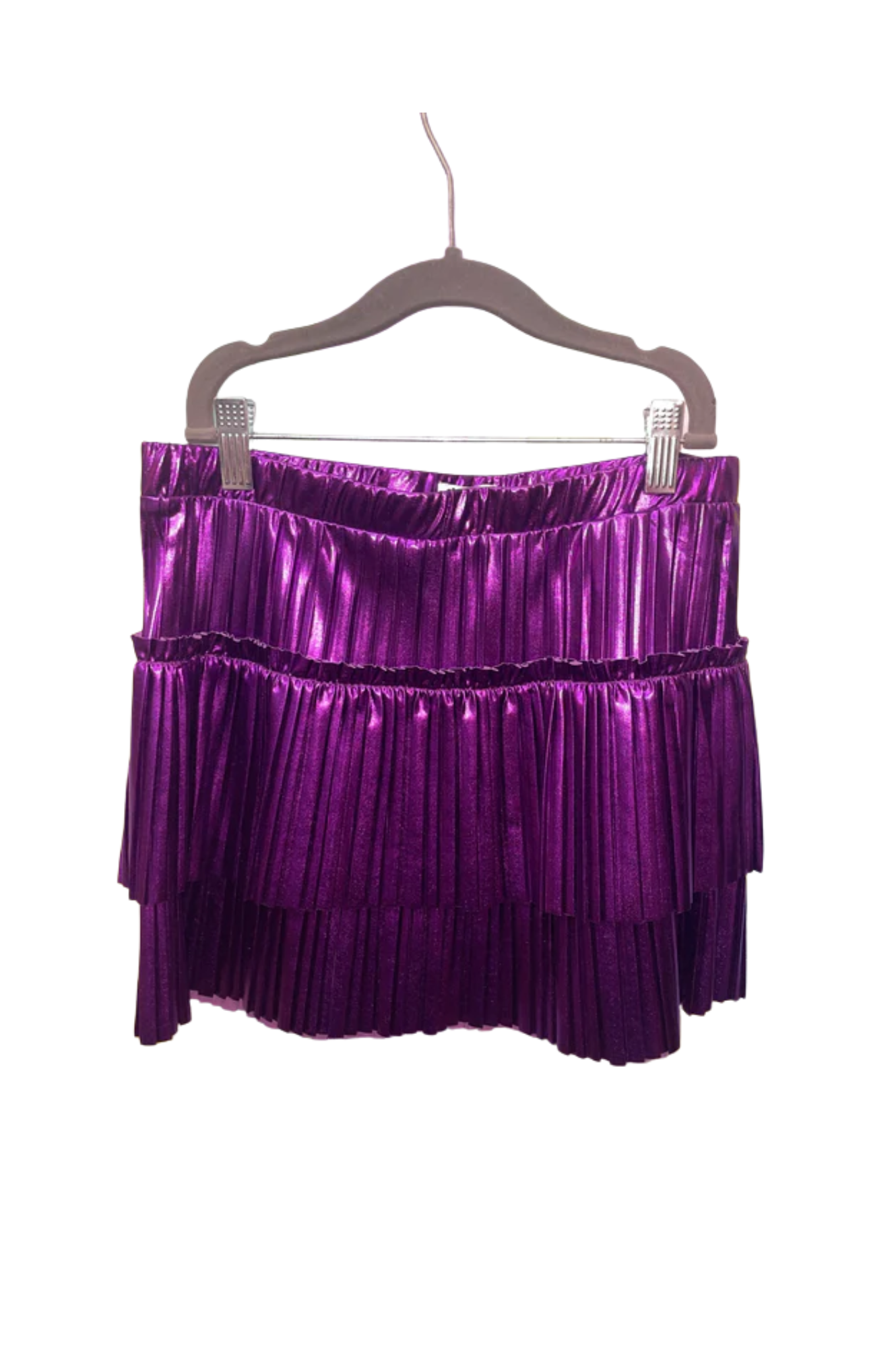 Double Ruffle Skirt Purple