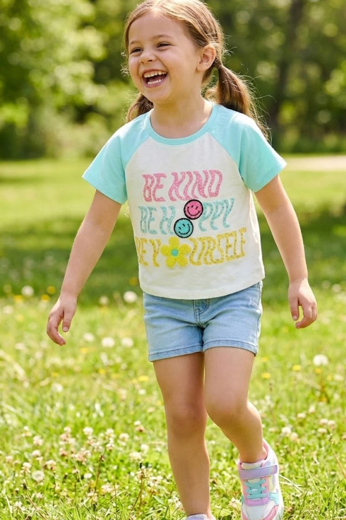 T-Shirt "Be kind, be happy, be yourself"