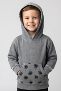 Palm Enzyme Hoodie Grey Coal
