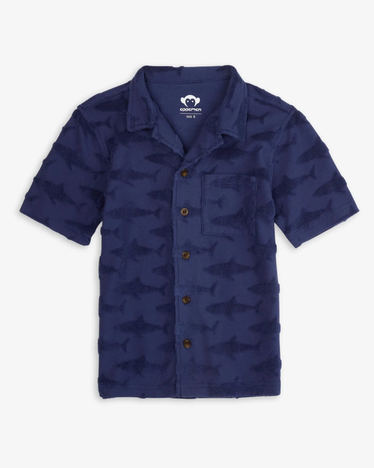 Navy Shark Resort Terry Set