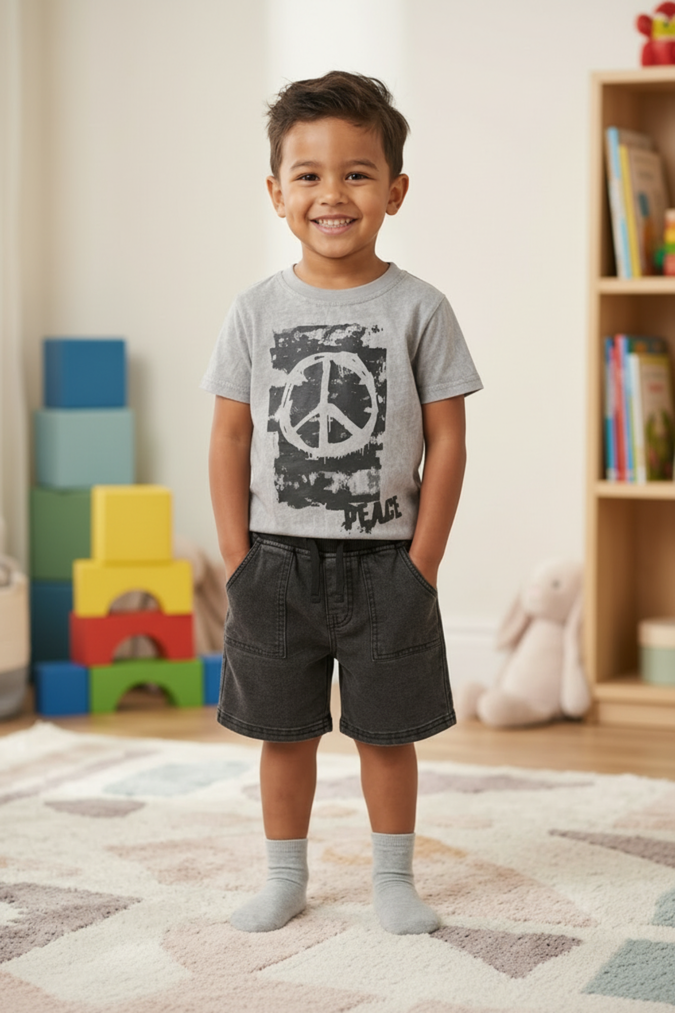 Peace Sleeve Grey Set