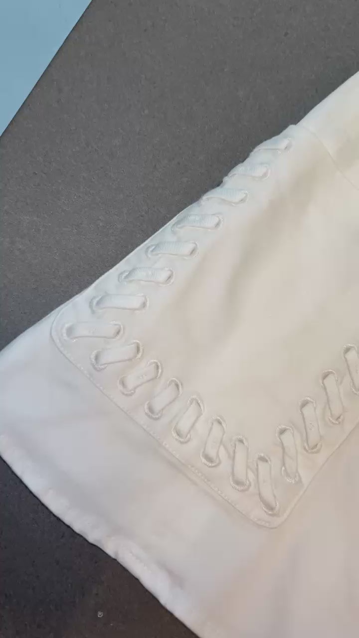 Romper Overlay White