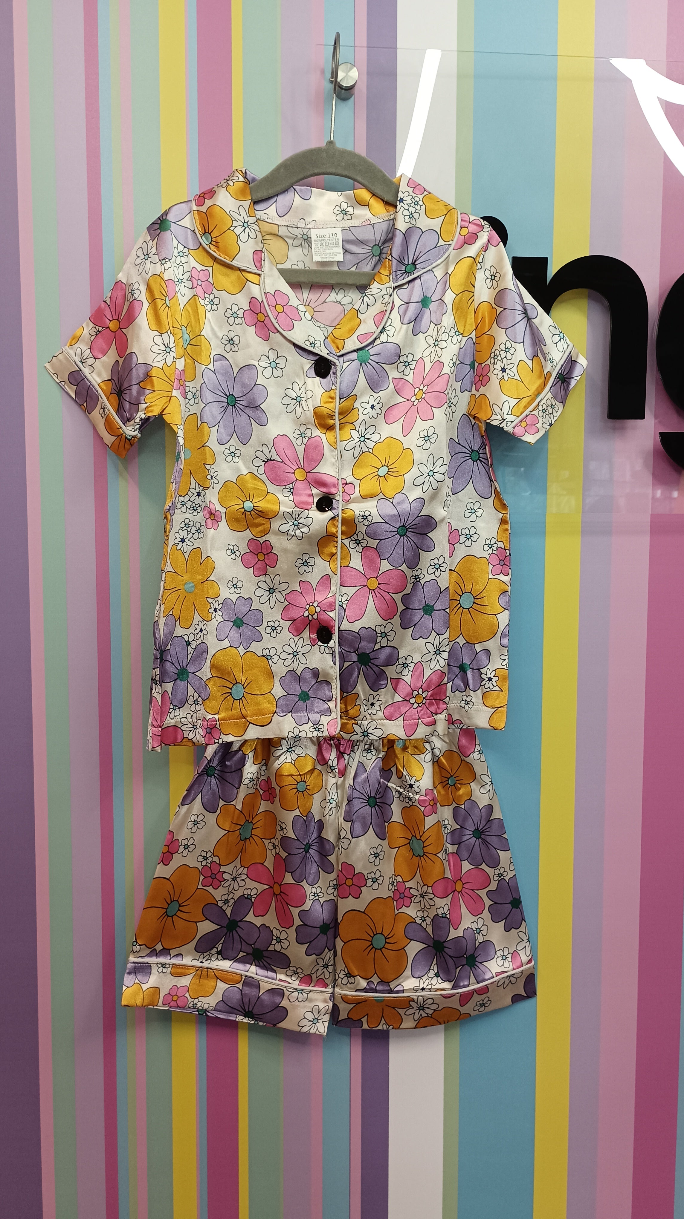 Multicolor Flowers Pajamas